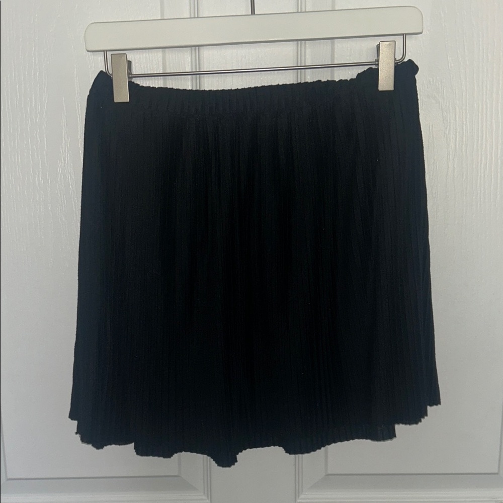 Black Pleated Skirt